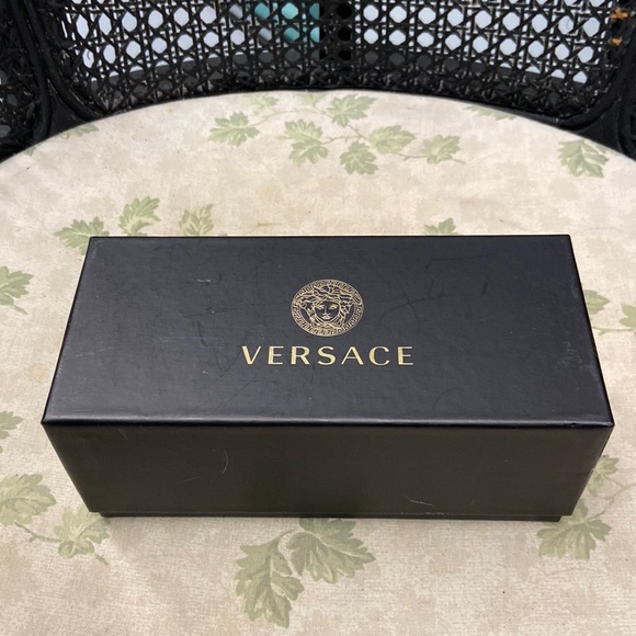 Versace sunglasses box with authenticity booklet, wipe cloth,tag,case set - Picture 1 of 6